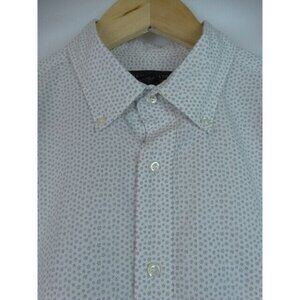 The Men's Store Bloomingdale Mens Shirt Size Medium Short Sleeve Button Down Top
